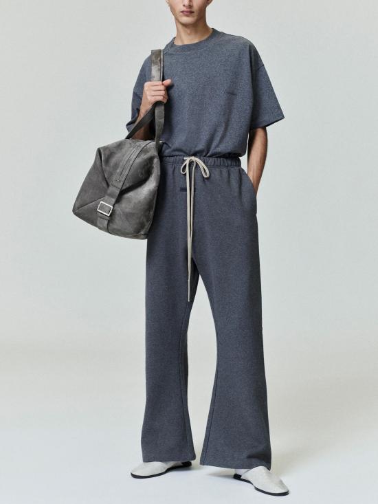 25FW 피어오브갓 반팔 티셔츠 125HO254191F CHARCOALHEATHER Grey - FEAR OF GOD