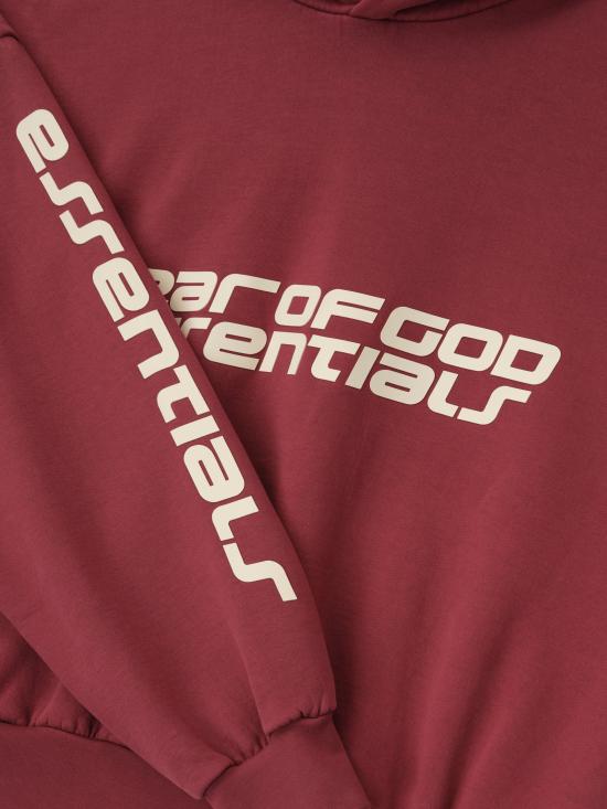 25FW 피어오브갓 긴팔 티셔츠 192HO256901F CRIMSON Red - FEAR OF GOD