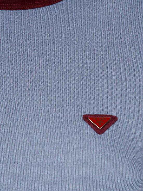 26SS 프라다 반팔 티셔츠 39658SOOO 19A6 F0OBD AVIO BORDEAUX - PRADA