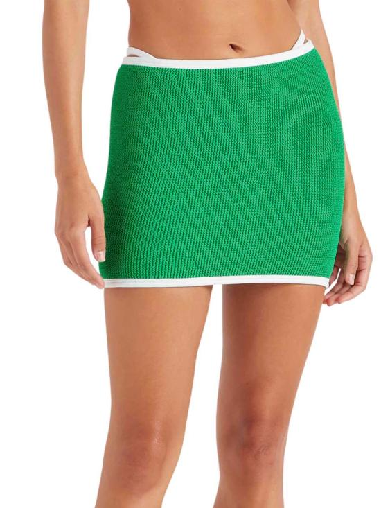 26SS 훈자 지 숏 스커트 SSWIMSKIRTCR EMERALD - HUNZA G