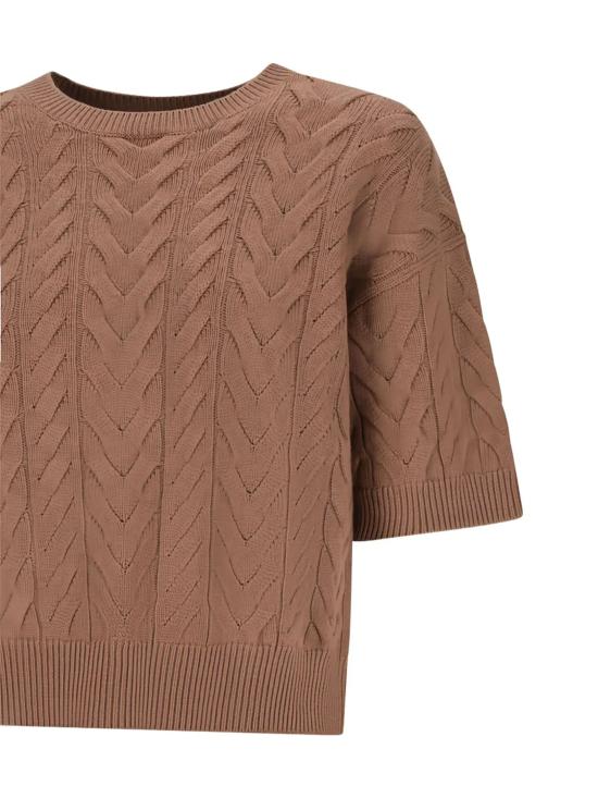 25FW 에스막스마라 민소매 티셔츠 2529366111600 DOMINUS002 Brown - 'S MAX MARA