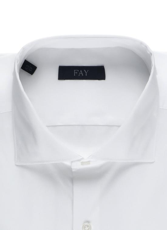 25FW 페이 긴팔 셔츠 NCMA151259SORM B001 White - FAY