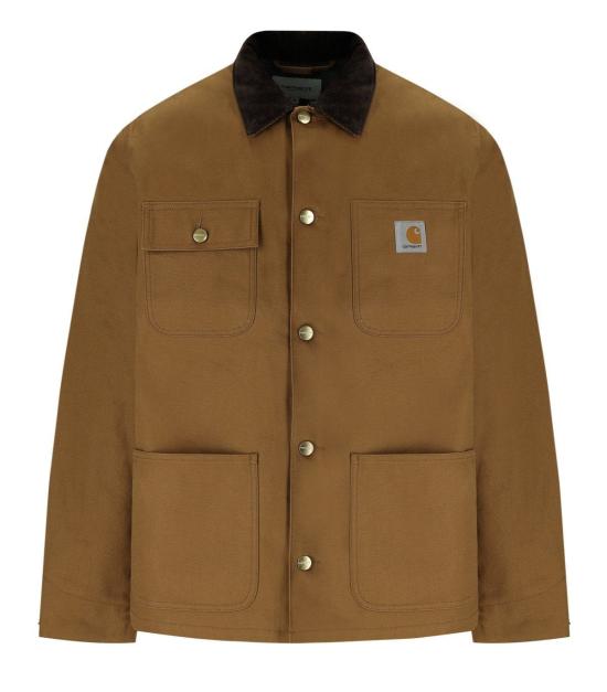 26SS 칼하트 WIP 디어본 캔버스 미시건 초어 코트 I031519 00S 02 S Brown