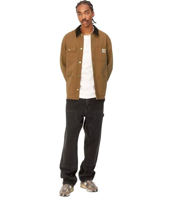 26SS 칼하트 WIP 디어본 캔버스 미시건 초어 코트 I031519 00S 02 S Brown - CARHARTT WIP