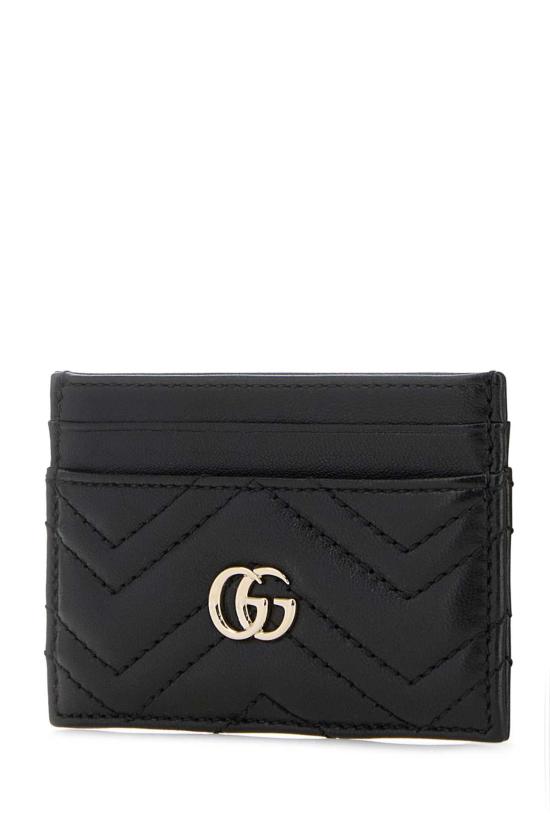 26SS 구찌 카드지갑 443127AAET8 1000 Black - GUCCI
