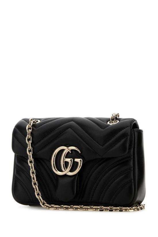 26FW 구찌 GG 마몽 스몰 숄더백 837280AAE38 1000 Black - GUCCI