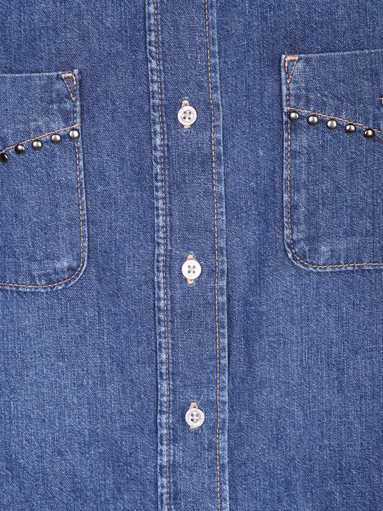 26SS 세븐포올맨카인드 셔츠 7U84TC21 U721C Blue - 7 FOR ALL MANKIND