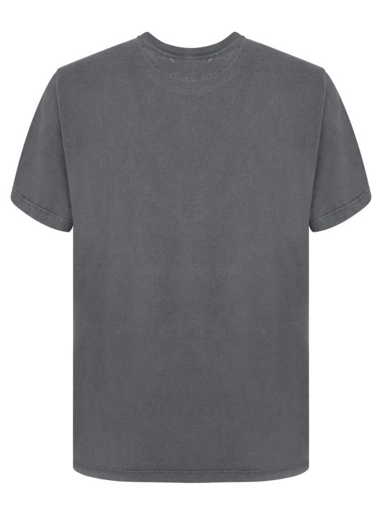 26SS 골든구스 골든 로고 프린트 반팔 티셔츠 GMP01220 P000671 60318 Grey - GOLDEN GOOSE
