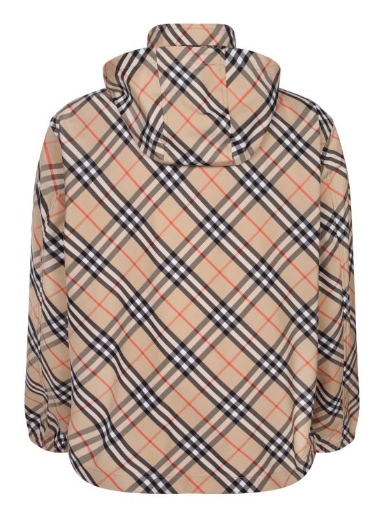 26SS 버버리 체크 나일론 바람막이 자켓 8121319 B9368 Beige - BURBERRY