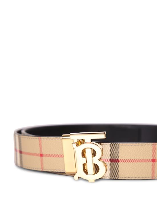 26SS 버버리 가죽 벨트 8122298 A7586 Beige - BURBERRY