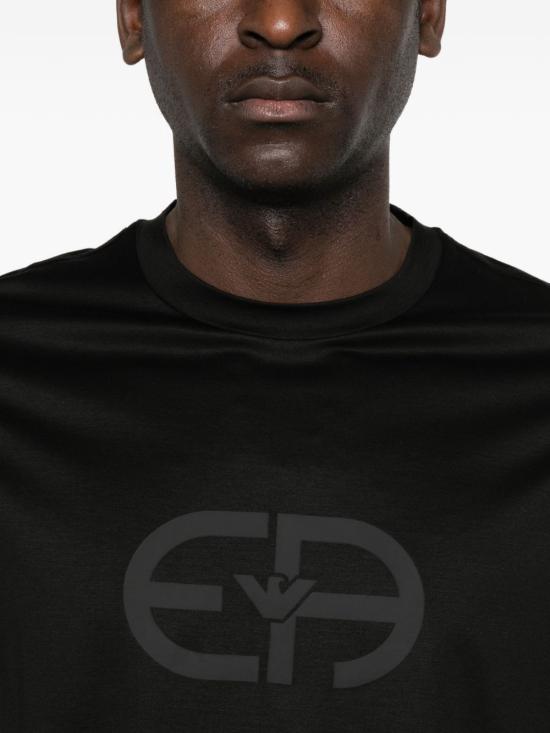 26SS 엠포리오 아르마니 반팔 티셔츠 EM004581 AF10017UC001 Black - EMPORIO ARMANI