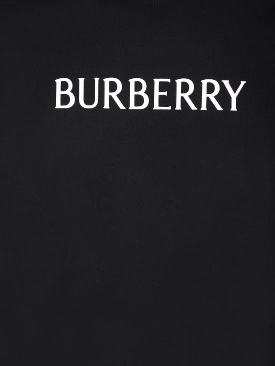 26SS 버버리 로고 코튼 티셔츠 8122387 A1189 Black - BURBERRY