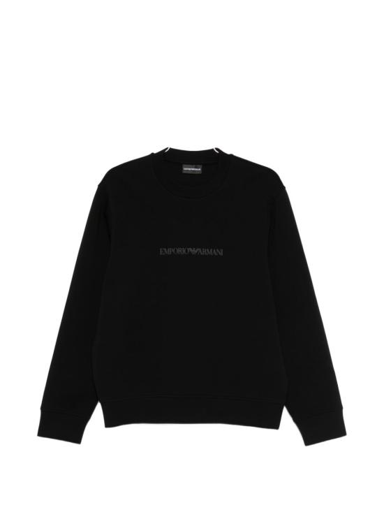 26SS 엠포리오 아르마니 긴팔 티셔츠 EM004541 AF10013MC540 Black