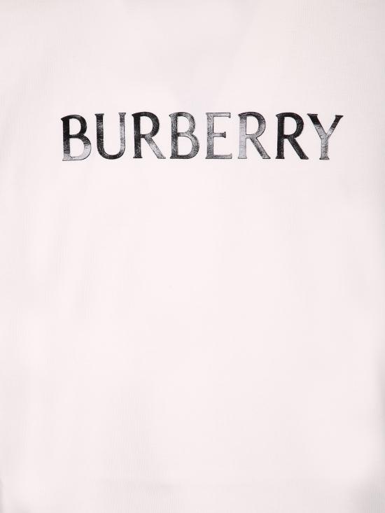 26SS 버버리 로고 코튼 티셔츠 8122389 B7078 White - BURBERRY