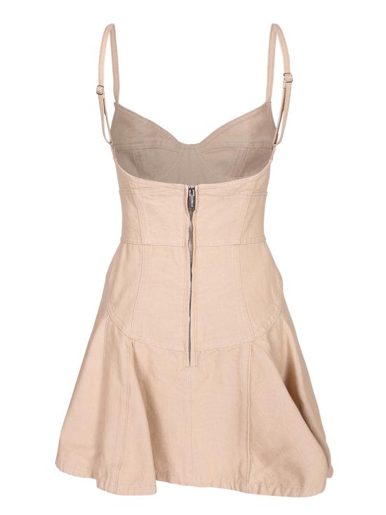 26SS 디스퀘어드2 숏 원피스 S75CV0978 D30026 111 Beige - DSQUARED2