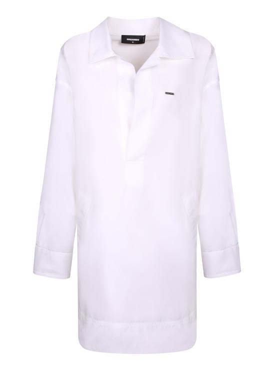 26SS 디스퀘어드2 미디 원피스 S75CV0980 S36275 100 White