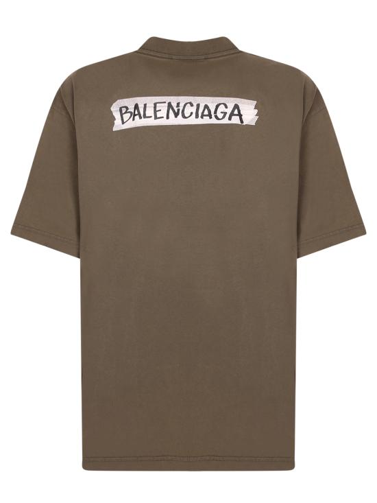 26SS 발렌시아가 마스킹 테이프 티셔츠 미디움 핏 764235 TTVL6 2840 Multi - BALENCIAGA