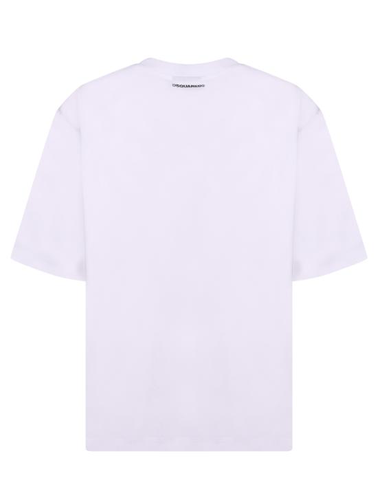 26SS 디스퀘어드2 반팔 티셔츠 S78GD0118 D20033 962 White - DSQUARED2