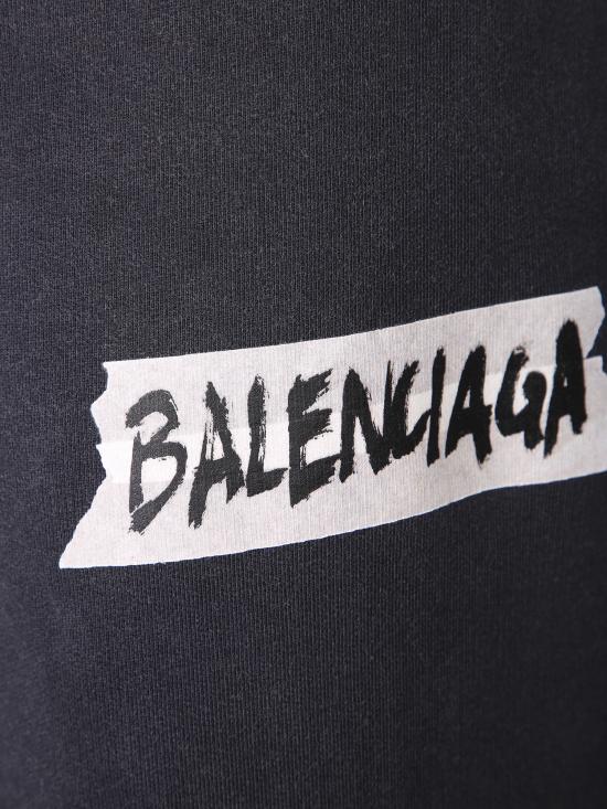  발렌시아가 트레이닝/조거 팬츠 846917 TTVL8 1041 Black - BALENCIAGA