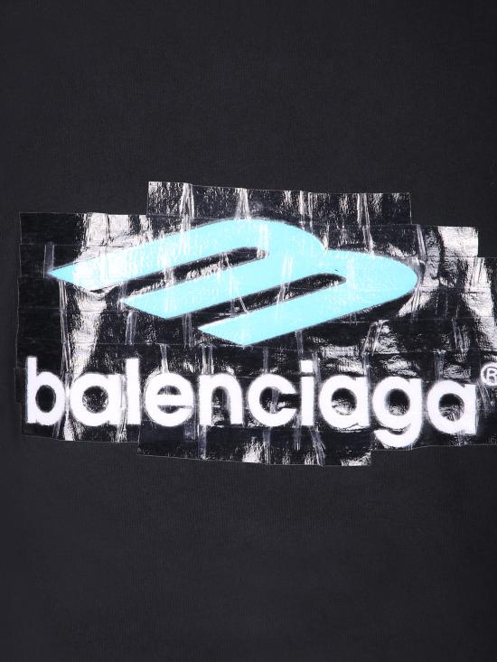 26SS 발렌시아가 반팔 티셔츠 850345 TTVT4 3363 Black - BALENCIAGA