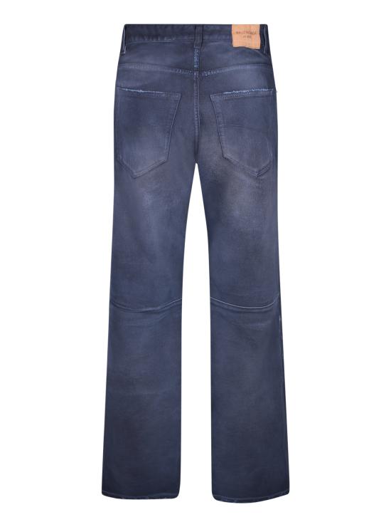 26SS 발렌시아가 커브드 니 팬츠 857194 TTW64 8074 Blue - BALENCIAGA