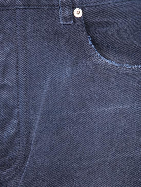 26SS 발렌시아가 커브드 니 팬츠 857194 TTW64 8074 Blue - BALENCIAGA