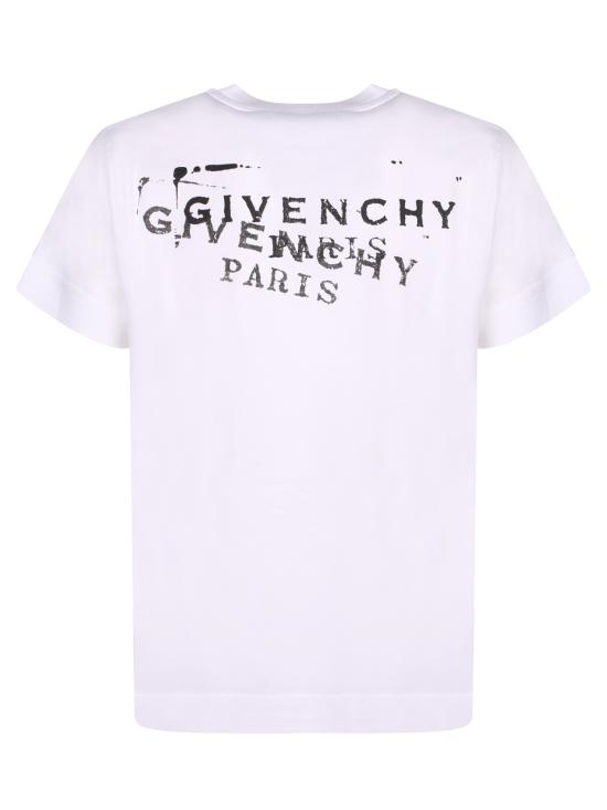 26SS 지방시 반팔 티셔츠 BW70FJP 7A7 100 White - GIVENCHY