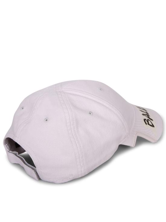 26SS 발렌시아가 볼캡 858087 410B2 9017 White - BALENCIAGA