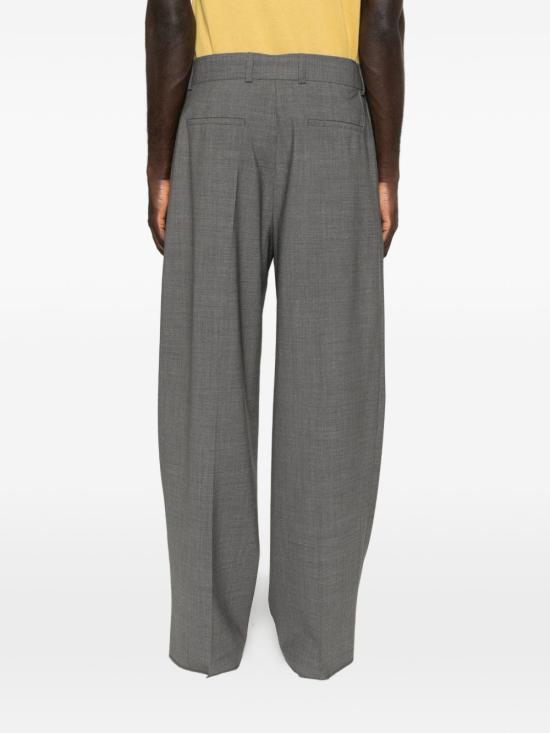 26SS 엠포리오 아르마니 스트레이트 팬츠 EM004768 TE19332O8003 Grey - EMPORIO ARMANI