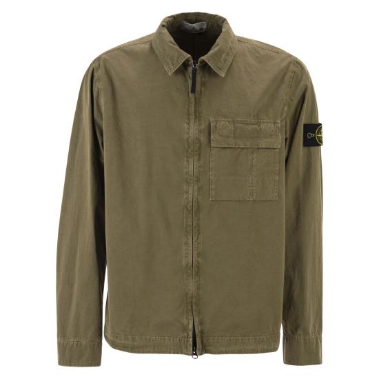 26SS 스톤 아일랜드 긴팔 셔츠 L1S151200008 MILITARY GREEN