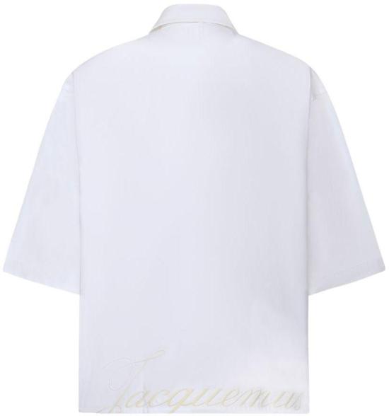 26SS 자크뮈스 반팔 셔츠 SHM00591AW00648100 WHITE - JACQUEMUS