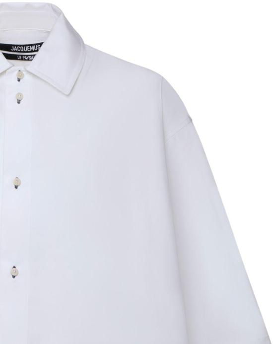 26SS 자크뮈스 반팔 셔츠 SHM00591AW00648100 WHITE - JACQUEMUS