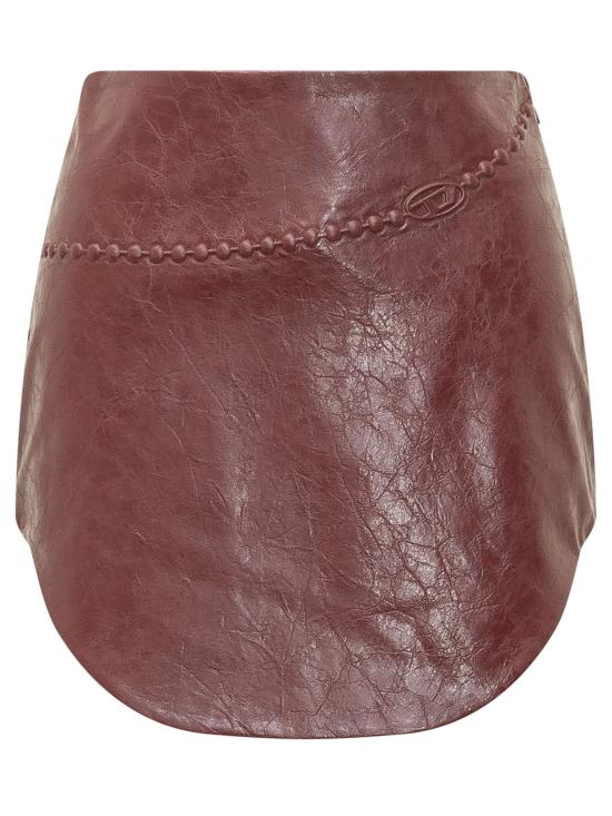 26SS 디젤 숏 스커트 A201100QMBU 43J BORDEAUX