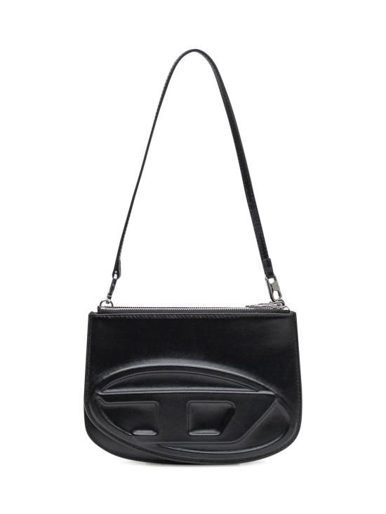 26SS 디젤 1DR 트윈-더블-파우치 프린티드 레더 숄더백 X10330PR818 T8013 NERO - DIESEL