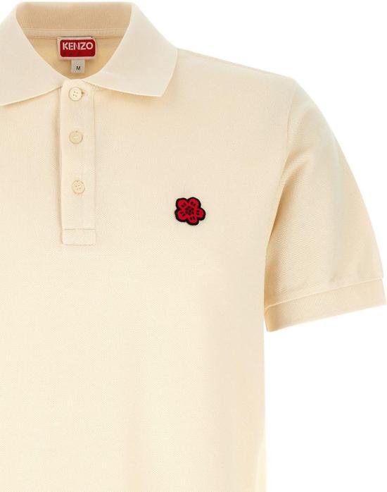 26SS 겐조 폴로 티셔츠 FF65PO1534PU03 BEIGE - KENZO