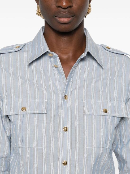 25FW 셀린느 셔츠 RC062055107IA CLEAR BLUE DOM - CELINE