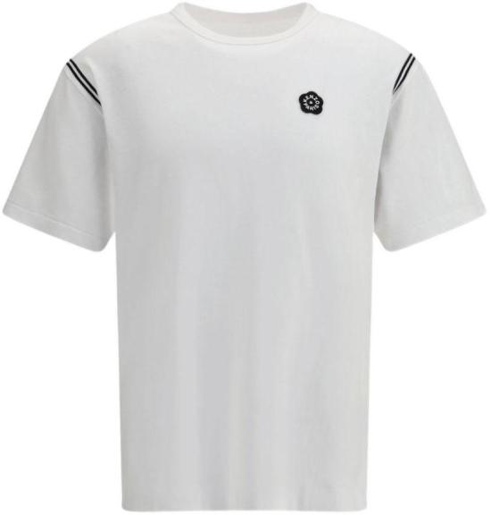 26SS 겐조 Boke Flower 2.0 자수 티셔츠 FG55TS5084SK01 WHITE