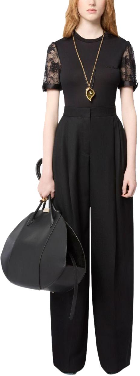 26SS 니나리찌 블라우스 26PJTO014CO1115U9000 BLACK - NINA RICCI