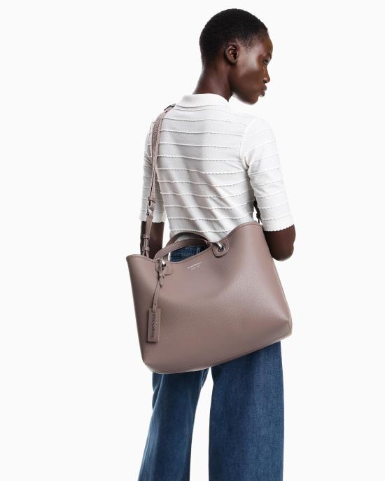 26SS 엠포리오 아르마니 토트백 EW000360 AF12036 M1057 Taupe taupe - EMPORIO ARMANI