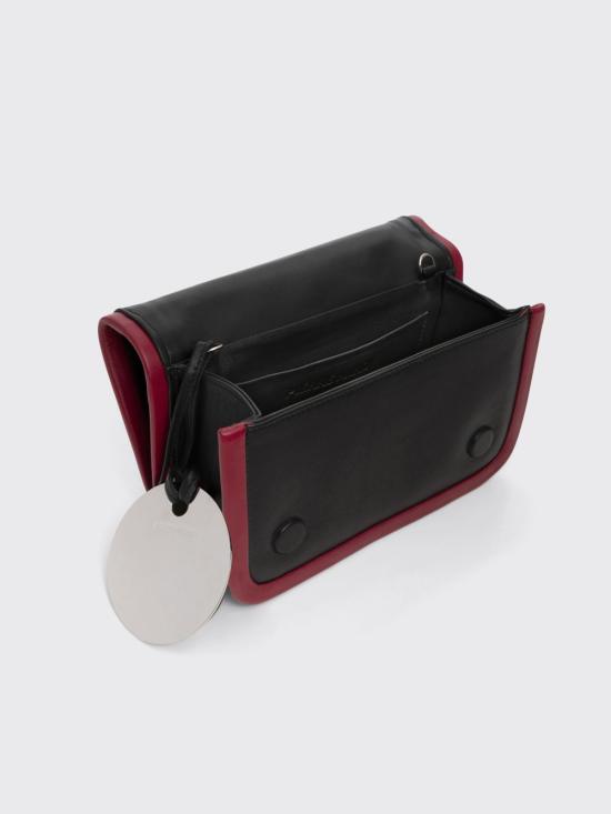 26SS 피에르하디 지갑 QV08BLACKMULTICARMINE Black - PIERRE HARDY