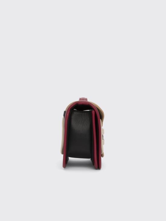 26SS 피에르하디 지갑 QV08BLACKMULTICARMINE Black - PIERRE HARDY