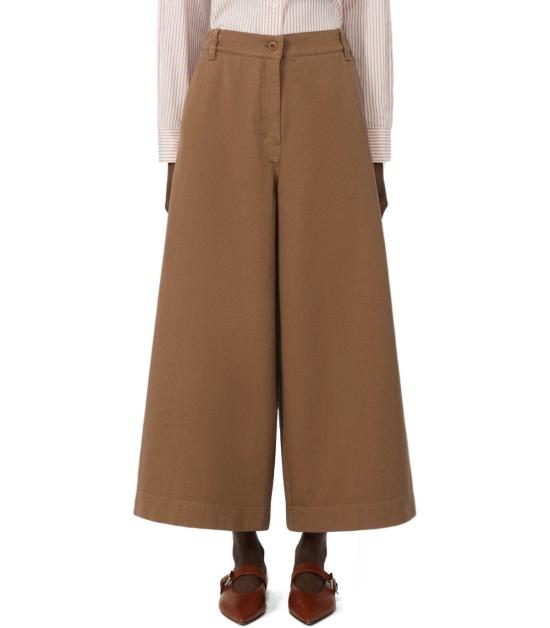 26SS 위켄드막스마라 팔라초 팬츠 2615131121600 002 38 Tan - WEEKEND MAX MARA