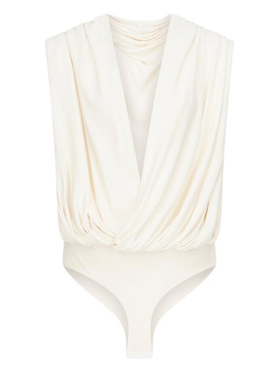 26SS 알라이아 바디수트 티셔츠 AA9B0426J090C 160 IVORY
