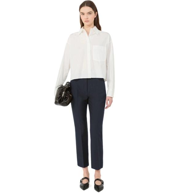 26SS 위켄드막스마라 스트레이트 팬츠 2615131021600 004 40 Blue - WEEKEND MAX MARA