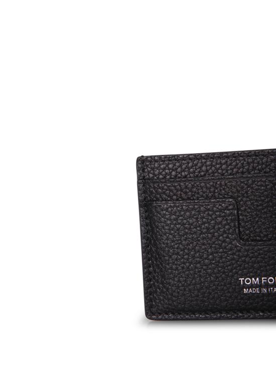 26SS 톰포드 그레인 레더 카드 홀더 Y0232 LCL158S NAA Black - TOMFORD