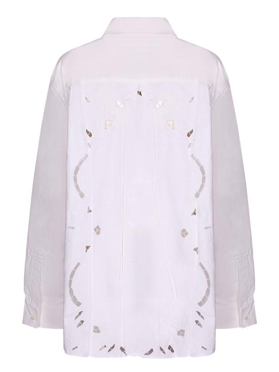 26SS 마린세르 셔츠 USI022A UWOV0045 WH20 White - MARINE SERRE