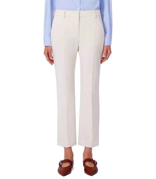 26SS 위켄드막스마라 스트레이트 팬츠 2615131021600 033 38 White - WEEKEND MAX MARA