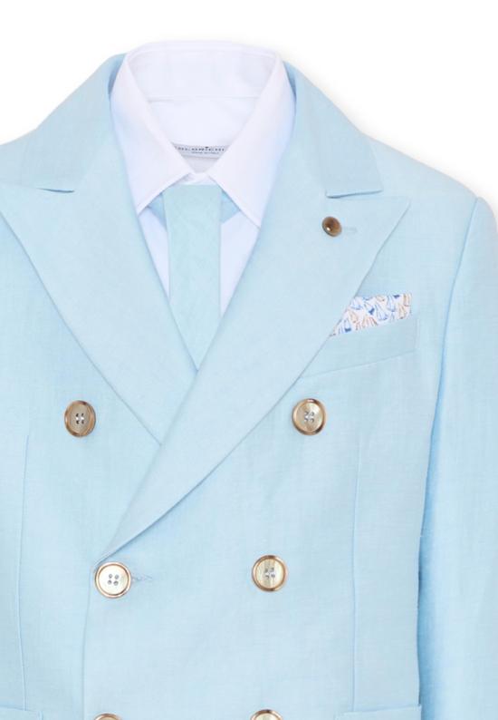 26SS [키즈] 콜로리 키아리 트레이닝 웨어 MJ508486 4608 50 LIGHT BLUE - COLORI CHIARI