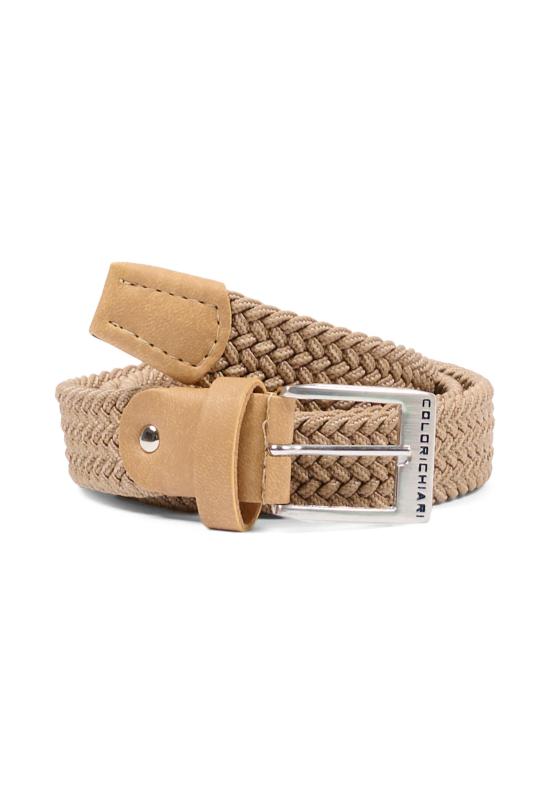 26SS [키즈] 콜로리 키아리 가죽 벨트 MJ988460 27 BROWN