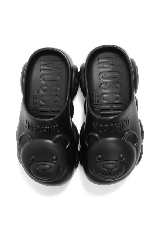 26SS [키즈] 모스키노 샌들 83115 VAR1 BLACK - MOSCHINO